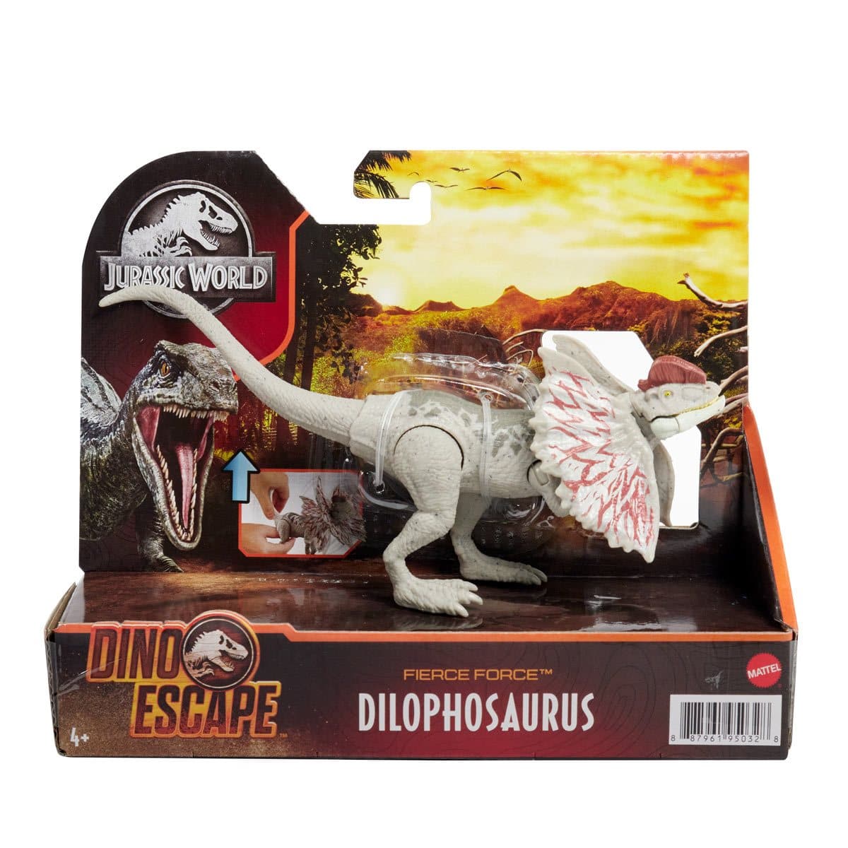 Fisher Price-Jurassic World Fierce Force Assortment-GWY30-Dilophosaurus-Legacy Toys
