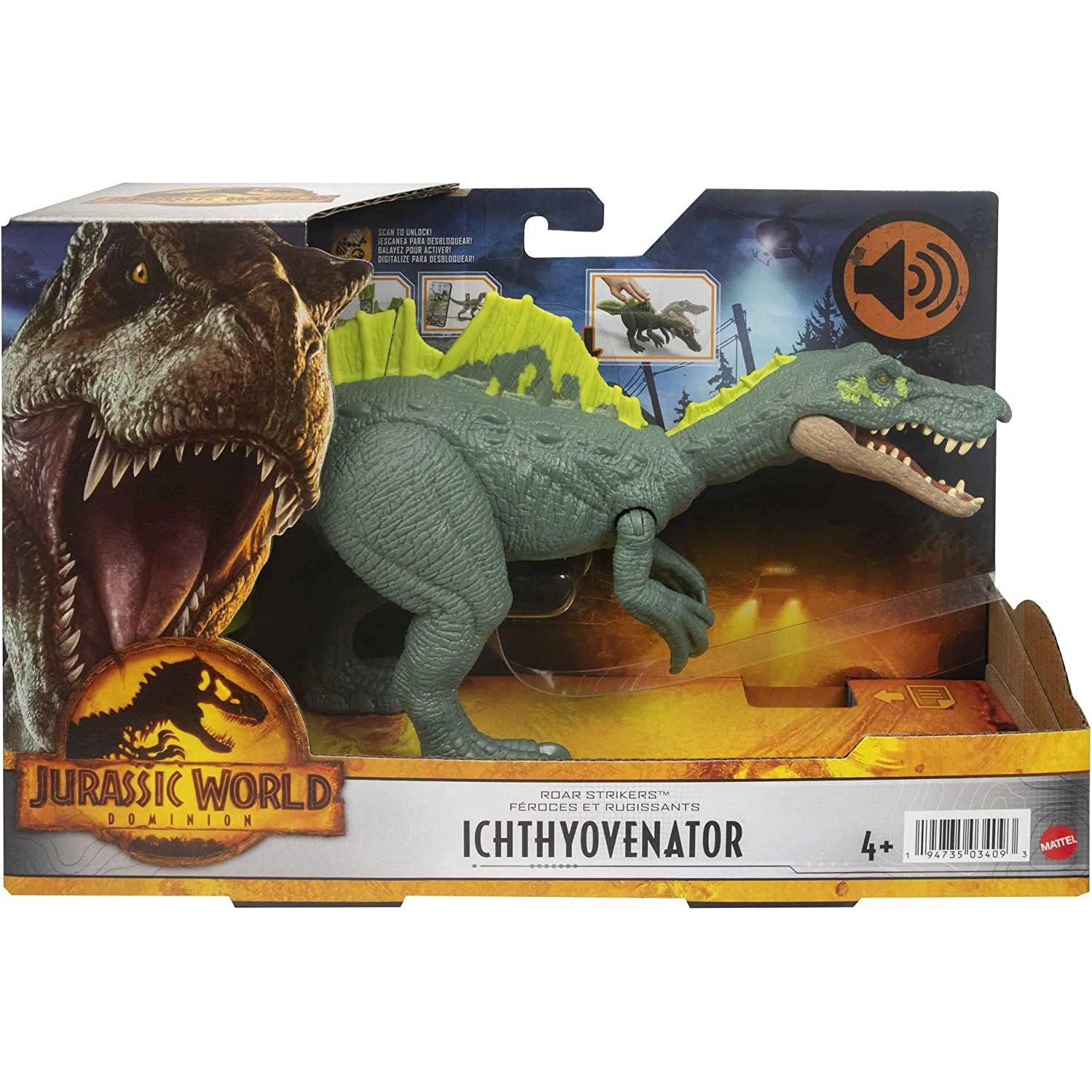 Fisher Price-Jurassic World Roar Strikers-HDX44-Ichthyovenator-Legacy Toys