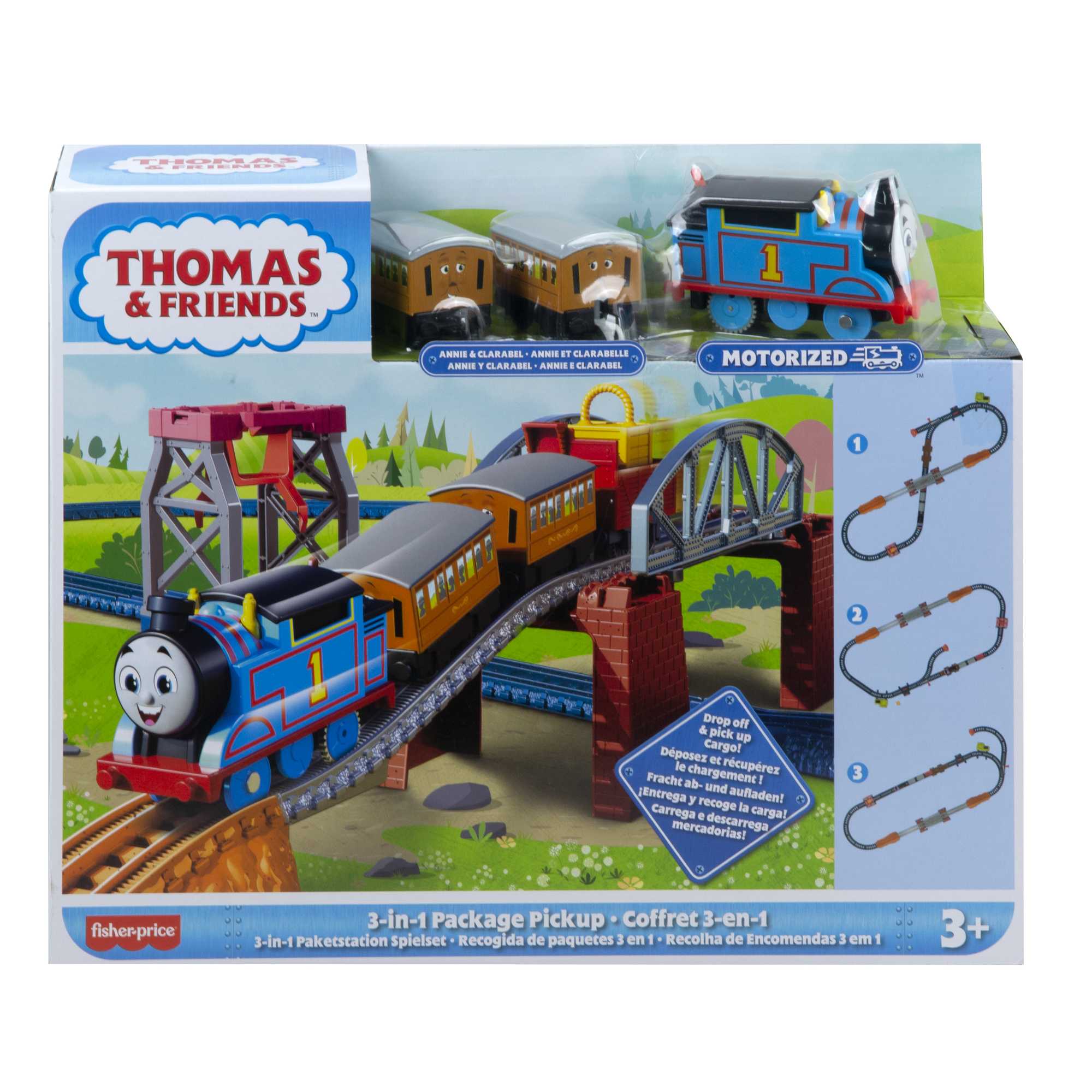 Fisher Price-Thomas & Friends - 3-In-1 Package Pickup-HGX64-Legacy Toys