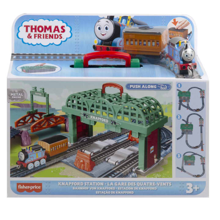 Fisher Price-Thomas & Friends - Knapford Station Playset & Storage Case-HGX63-Legacy Toys
