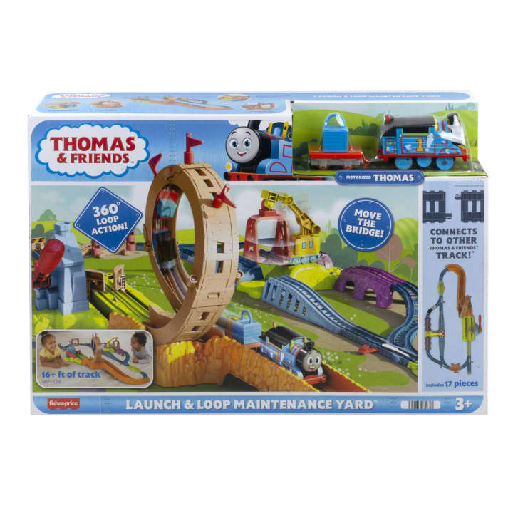 Fisher Price-Thomas & Friends - Launch & Loop Maintenance Yard-HHN25-Legacy Toys
