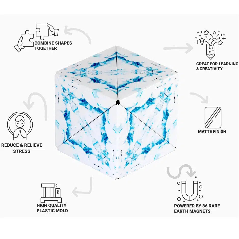 Fun in Motion-Shashibo - The Shape-Shifting Box!-SHA26AR-Artic-Legacy Toys