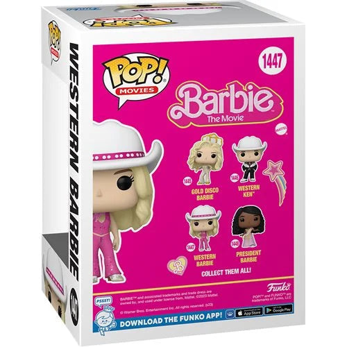 Funko-Barbie Movie - Western Barbie Funko Pop! Vinyl Figure-FU72637-Legacy Toys