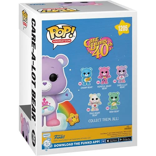 Funko-Care Bears: 40th Anniversary - Care-a-Lot Bear Funko Pop! Vinyl Figure-FU61557-Legacy Toys
