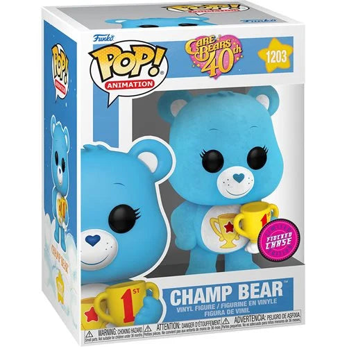 Funko-Care Bears 40th Anniversary Champ Bear Funko Pop! Vinyl Figure-FU61555-Legacy Toys