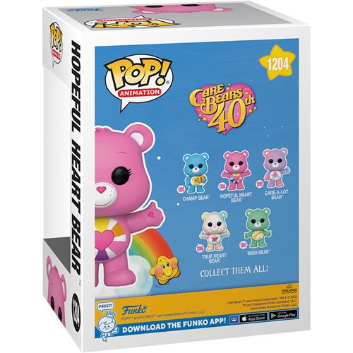 Funko-Care Bears 40th Anniversary Hopeful Heart Bear Funko Pop! Vinyl Figure-FU1556-Legacy Toys
