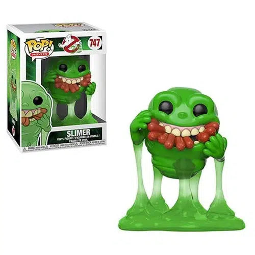 Funko-Ghostbusters - Slimer with Hot Dogs Pop! Vinyl Figure-FU39333-Legacy Toys