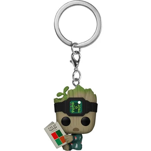 Funko-I Am Groot - Groot in Onesie Funko Pocket Pop! Key Chain-FU70647-Legacy Toys