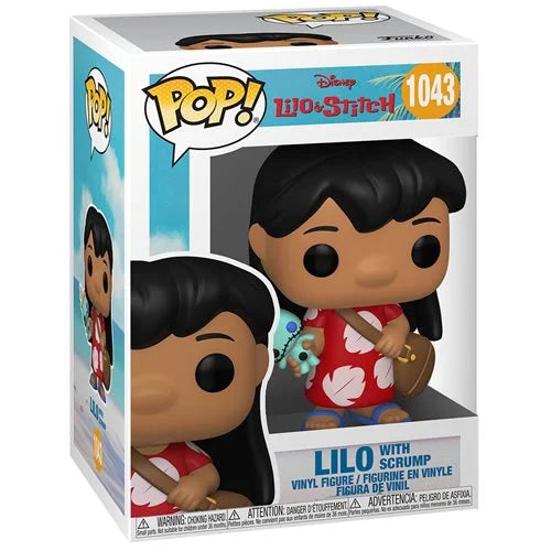 Funko-Lilo & Stitch - Lilo with Scrump Funko Pop! Vinyl Figure-FU5614-Legacy Toys