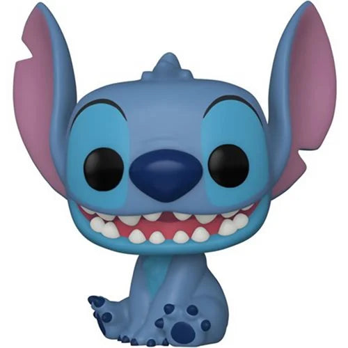 Funko-Lilo & Stitch - Smiling Seated Stitch Funko Pop! Vinyl Figure-FU55617-Legacy Toys