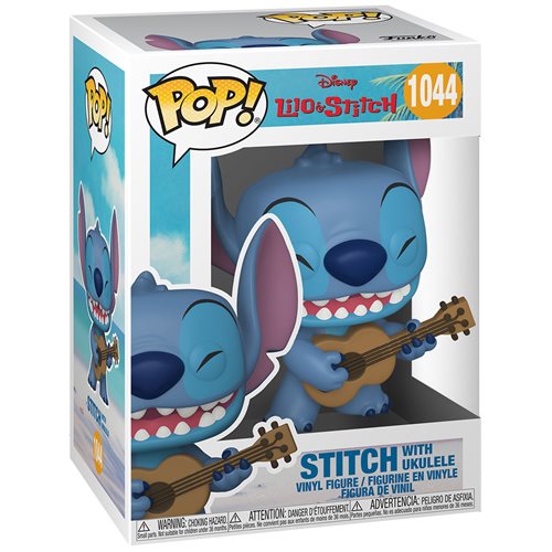 Funko-Lilo & Stitch - Stitch with Ukulele Pop! Vinyl Figure-FU55615-Legacy Toys
