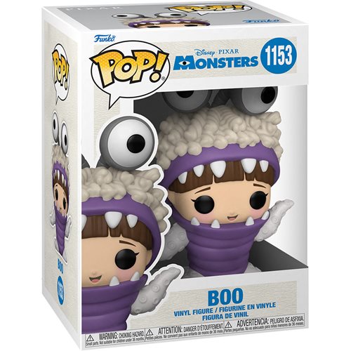 Funko-Monsters, Inc.: 20th Anniversary - Boo with Hood Up Funko Pop! Vinyl Figure-FU57741-Legacy Toys