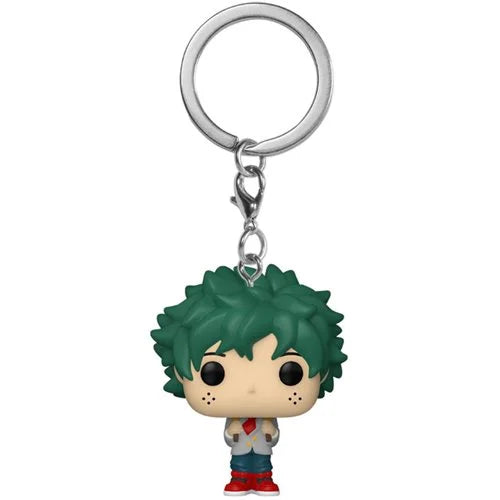 Funko-My Hero Academia - Deku in School Uniform Funko Pocket Pop! Key Chain-FU48175-Legacy Toys