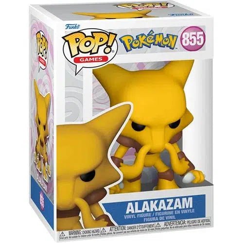 Funko-Pokémon: Alakazam Pop! Vinyl Figure-FU59343-Legacy Toys