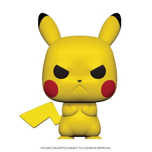 Funko-Pokemon Grumpy Pikachu Funko Pop! Vinyl Figure-FU48401-Legacy Toys