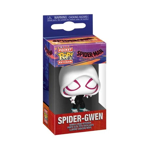 Funko-Spider-Man: Across the Spider-Verse - Spider-Gwen Funko Pocket Pop! Key Chain-FU67206-Legacy Toys
