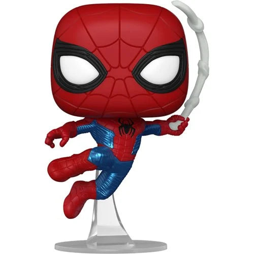 Funko-Spider-Man: No Way Home - Finale Suit Spider-Man Funko Pop! Vinyl Figure-FU67610-Legacy Toys