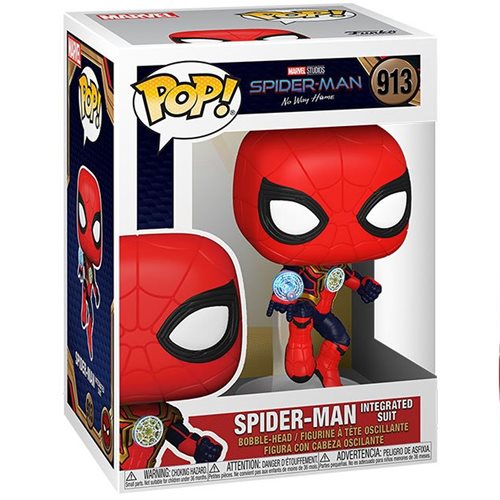 Funko-Spider-Man: No Way Home - Spider-Man Integrated Suit Pop! Vinyl Figure-FU56829-Legacy Toys