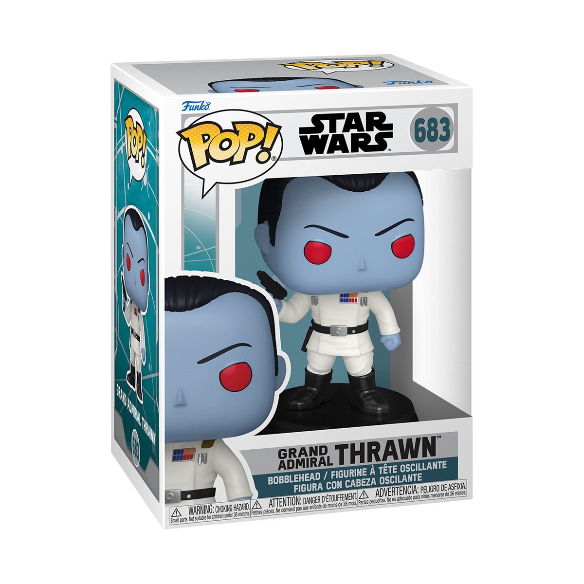 Funko-Star Wars: Ahsoka - Grand Admiral Thrawn Pop! Vinyl Figure-FU76539-Legacy Toys