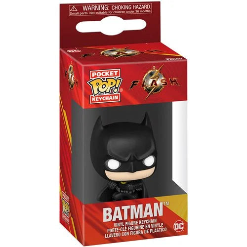 Funko-The Flash - Batman Funko Pocket Pop! Key Chain-FU65591-Legacy Toys