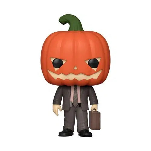 Funko-The Office - Dwight Pumpkinhead Pop! Vinyl Figure-FU57393-Legacy Toys