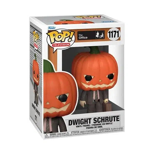 Funko-The Office - Dwight Pumpkinhead Pop! Vinyl Figure-FU57393-Legacy Toys