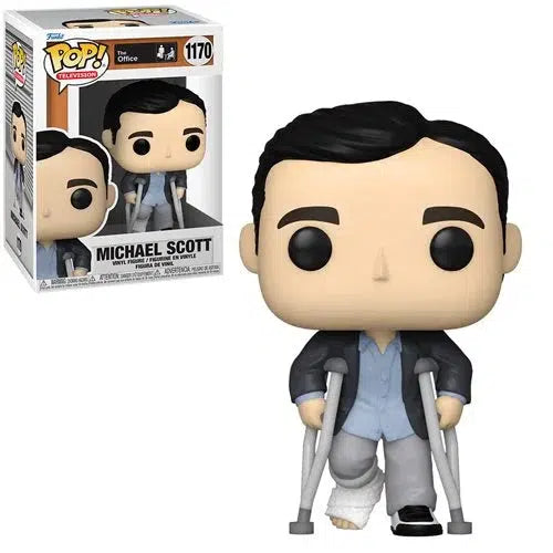 Funko-The Office - Michael Standing with Crutches Pop! Vinyl Figure-FU57396-Legacy Toys