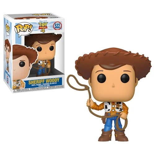 Funko-Toy Story 4 - Sheriff Woody Funko Pop! Vinyl Figure-FU37383-Legacy Toys