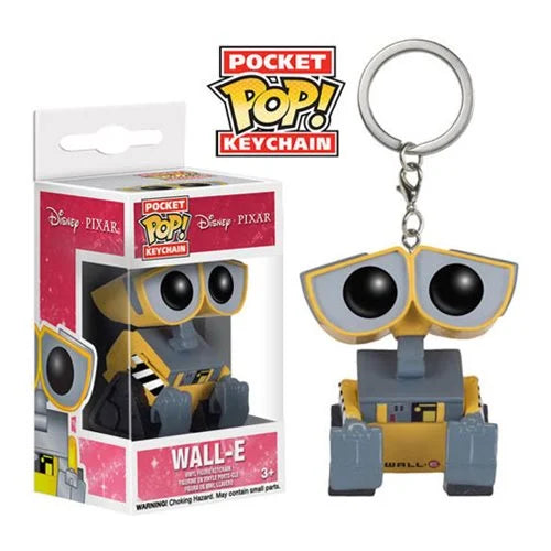 Funko-WALL-E Funko Pocket Pop! Vinyl Figure Key Chain-FU9901-Legacy Toys