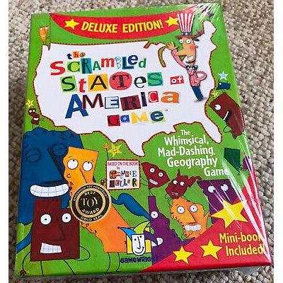 Gamewright-The Scrambled States of America Game - Deluxe Edition-5505C-Legacy Toys