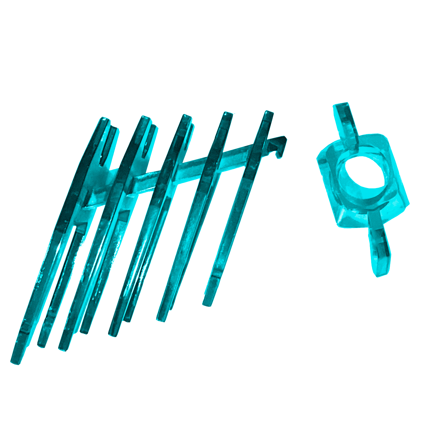 Gel Blaster-Gel Blaster Barrel/Fin Pack-TFP0001-Turquoise-Legacy Toys
