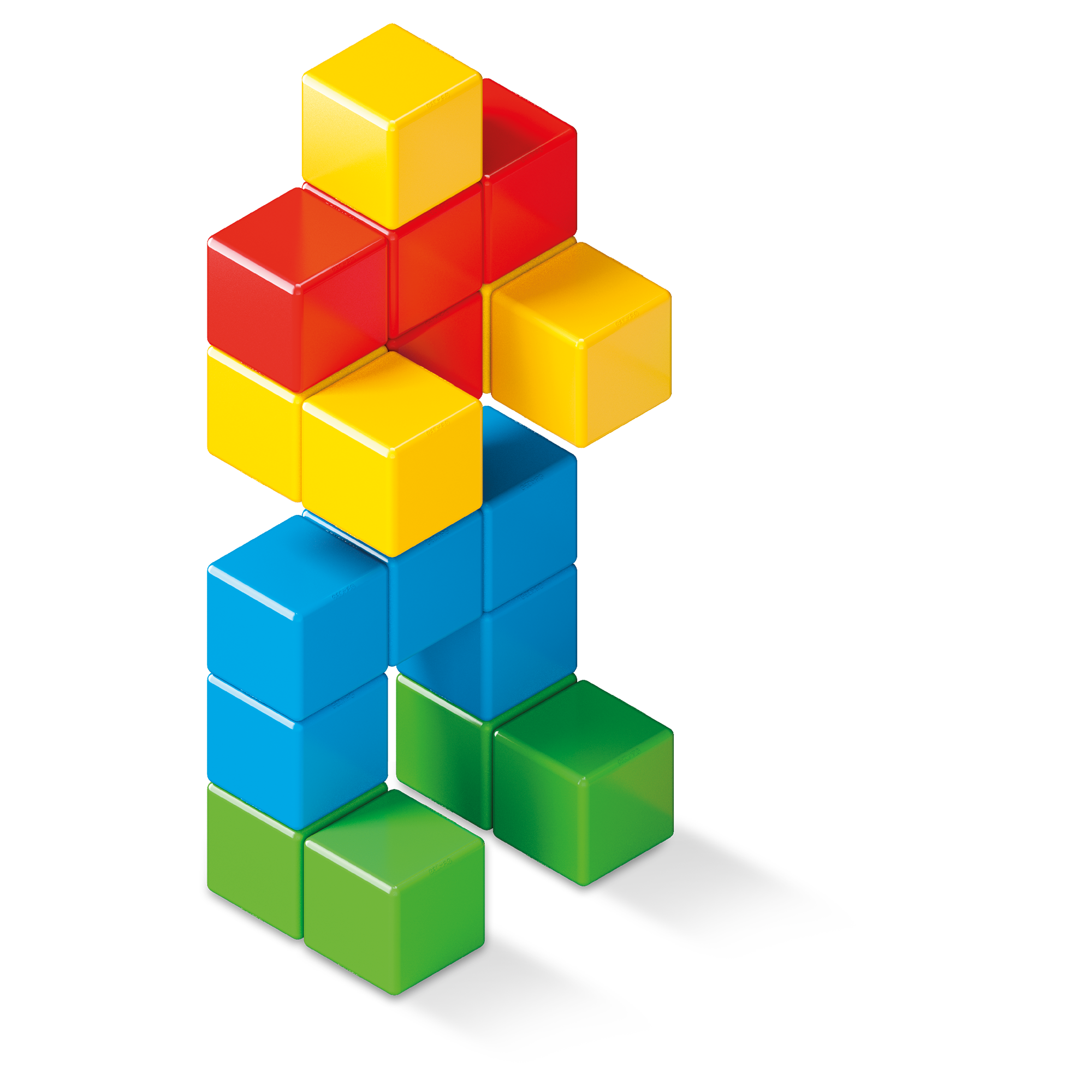 Geomag-Magicube Crystal Recycled 16 Pieces-055-Legacy Toys