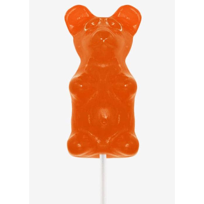Giant Gummy Bears-Giant Gummy Bear on a Stick-12649-Orange-Legacy Toys