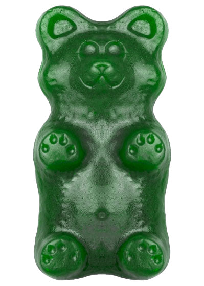 Giant Gummy Bears-Huge 2lb. Gummy Bear Assorted Flavors-Sour Apple-Legacy Toys