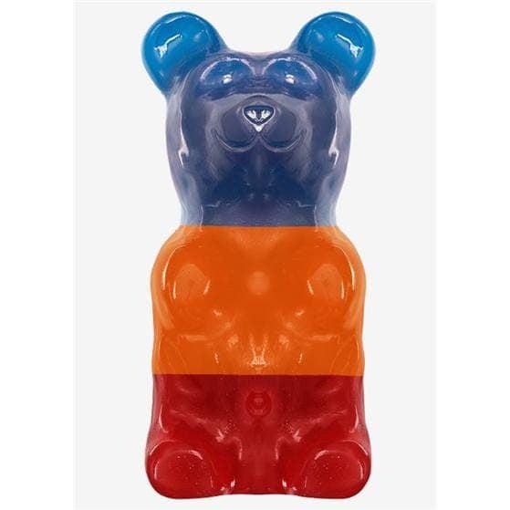 Giant Gummy Bears-World's Largest 3 Tone Flavor Gummy Bear - Blue Raspberry / Orange / Cherry-100-2-Legacy Toys