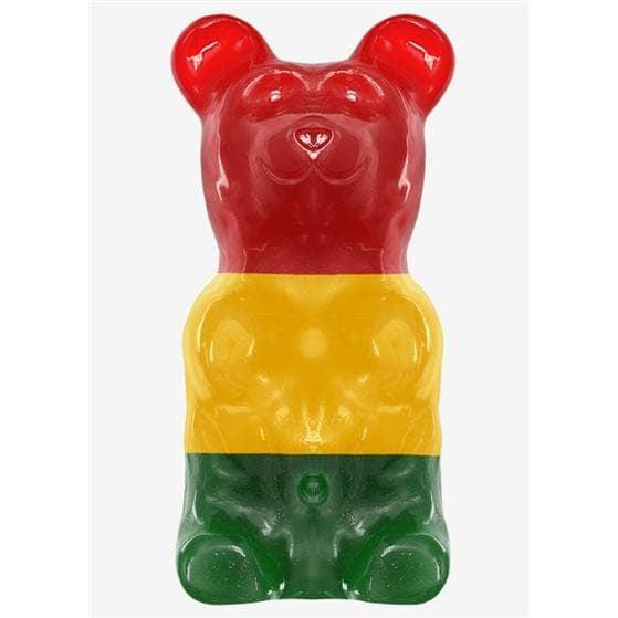 Giant Gummy Bears-World's Largest 3 Tone Flavor Gummy Bear - Blue Raspberry / Orange / Cherry-100-2-Legacy Toys