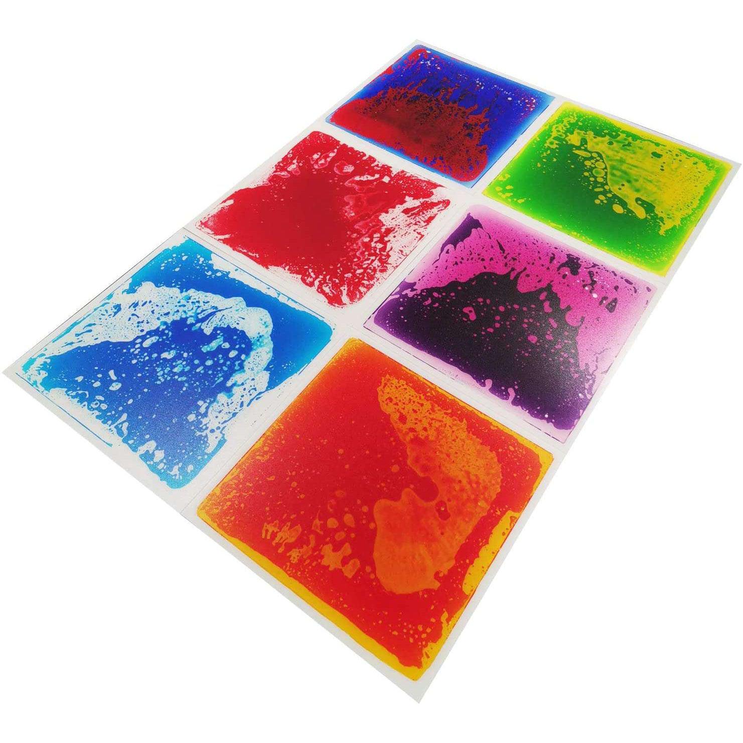 Great Playthings-19.7" Square Liquid Sensory Floor Tile - Box of 6--Legacy Toys