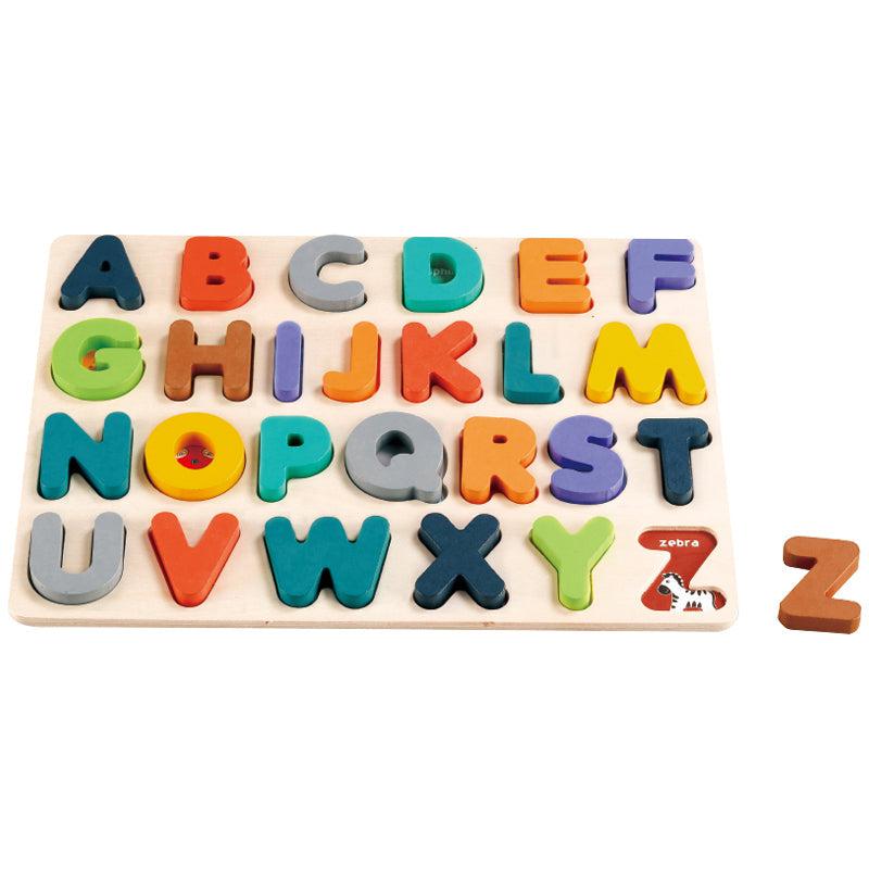 Great Playthings-Wooden Alphabet Chunky Puzzle-PH07J013-Legacy Toys