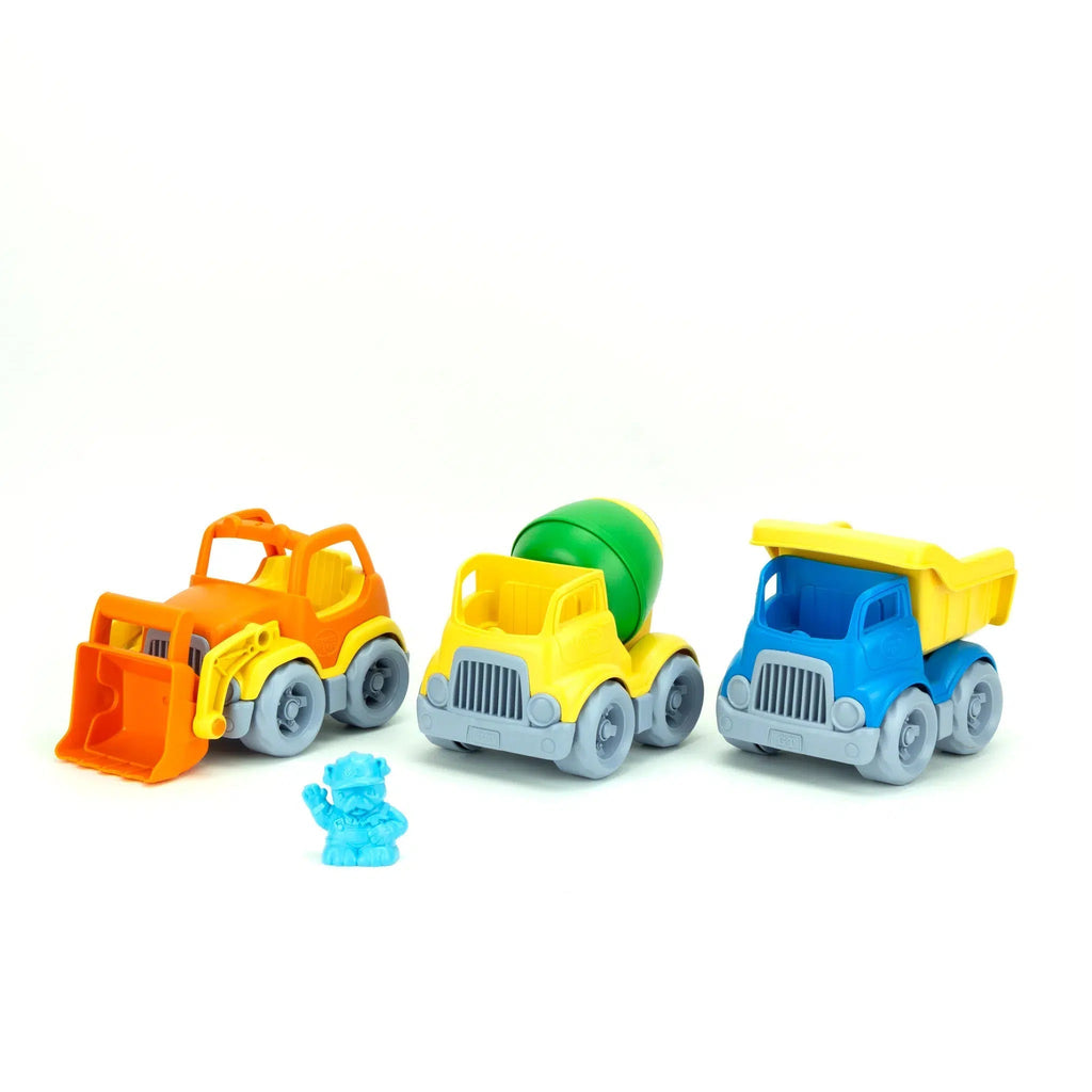 Green Toys-Construction Truck Set-TcSt3-1430-Legacy Toys
