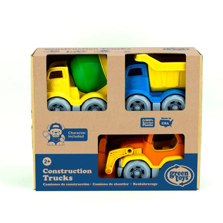 Green Toys-Construction Truck Set-TcSt3-1430-Legacy Toys