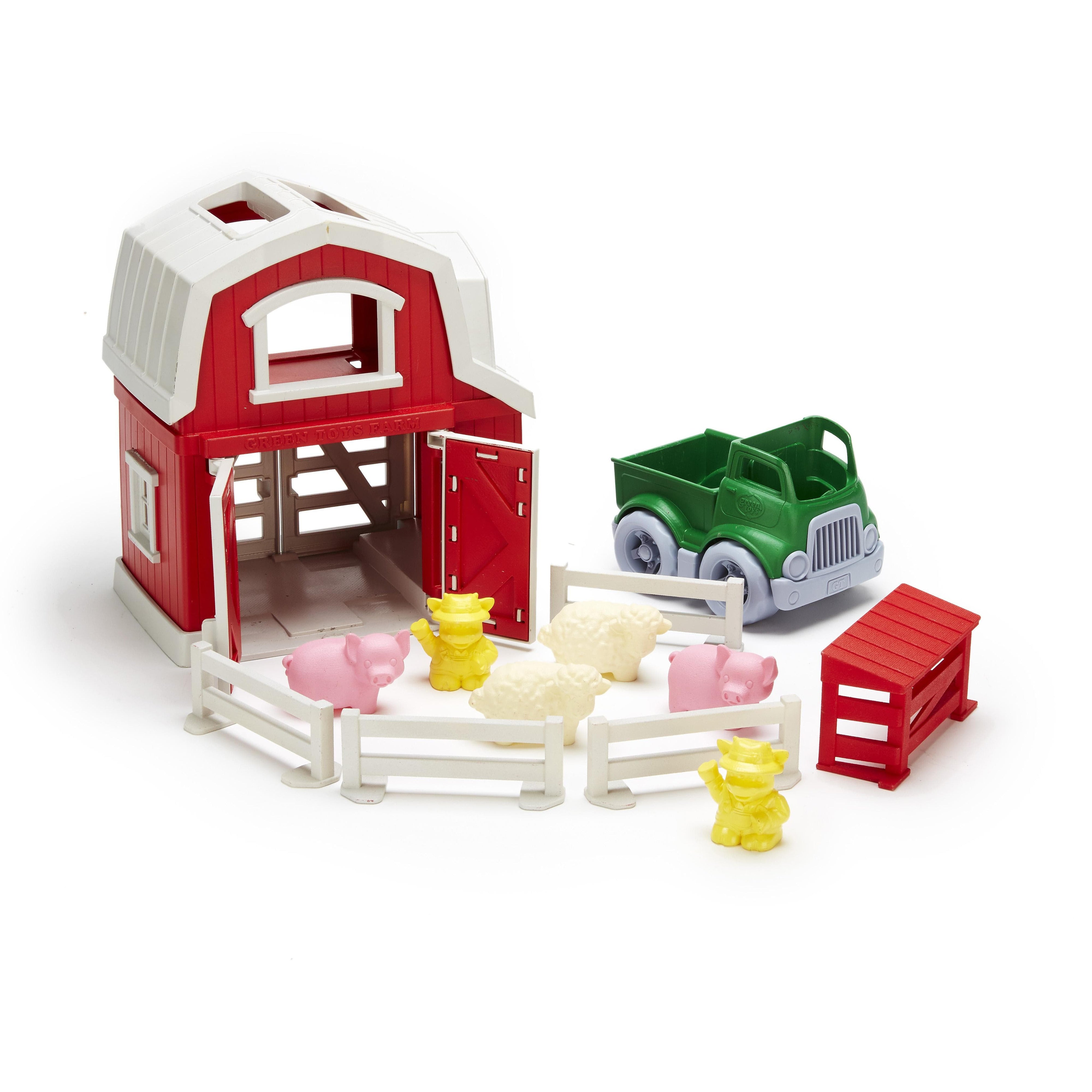 Green Toys-Farm Playset-PFRM-1158-Legacy Toys