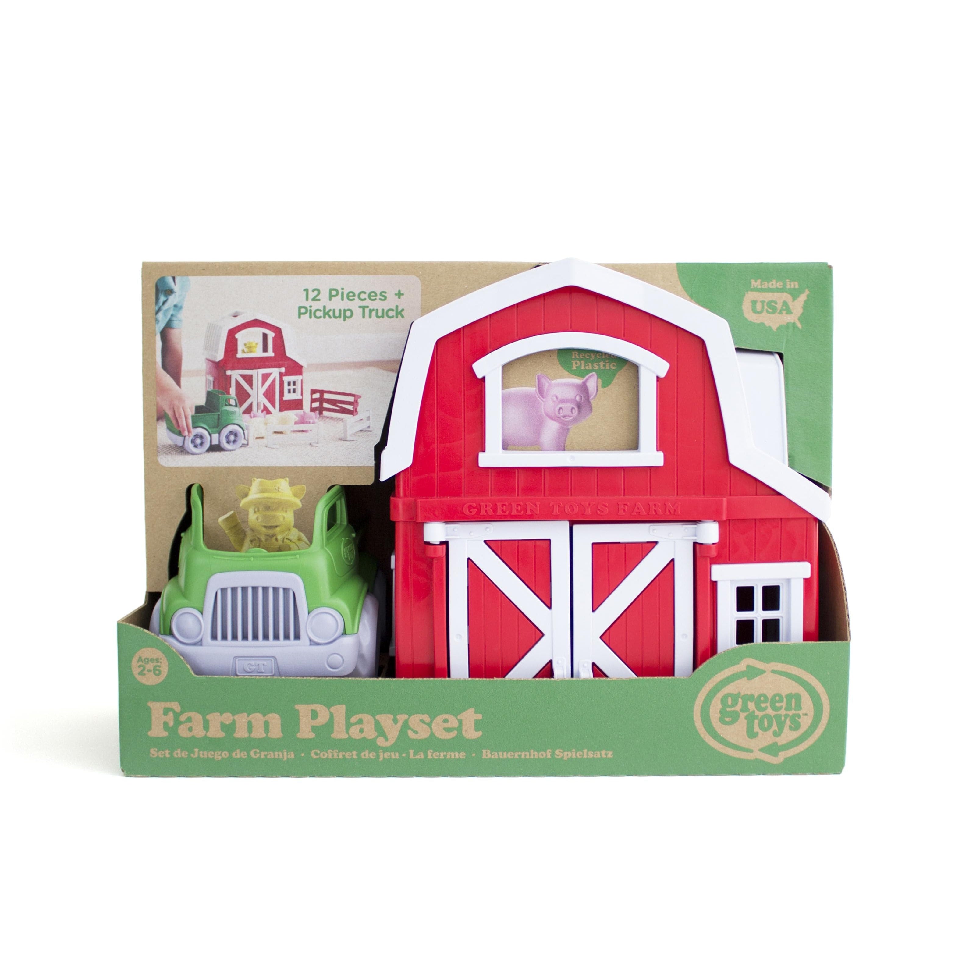Green Toys-Farm Playset-PFRM-1158-Legacy Toys