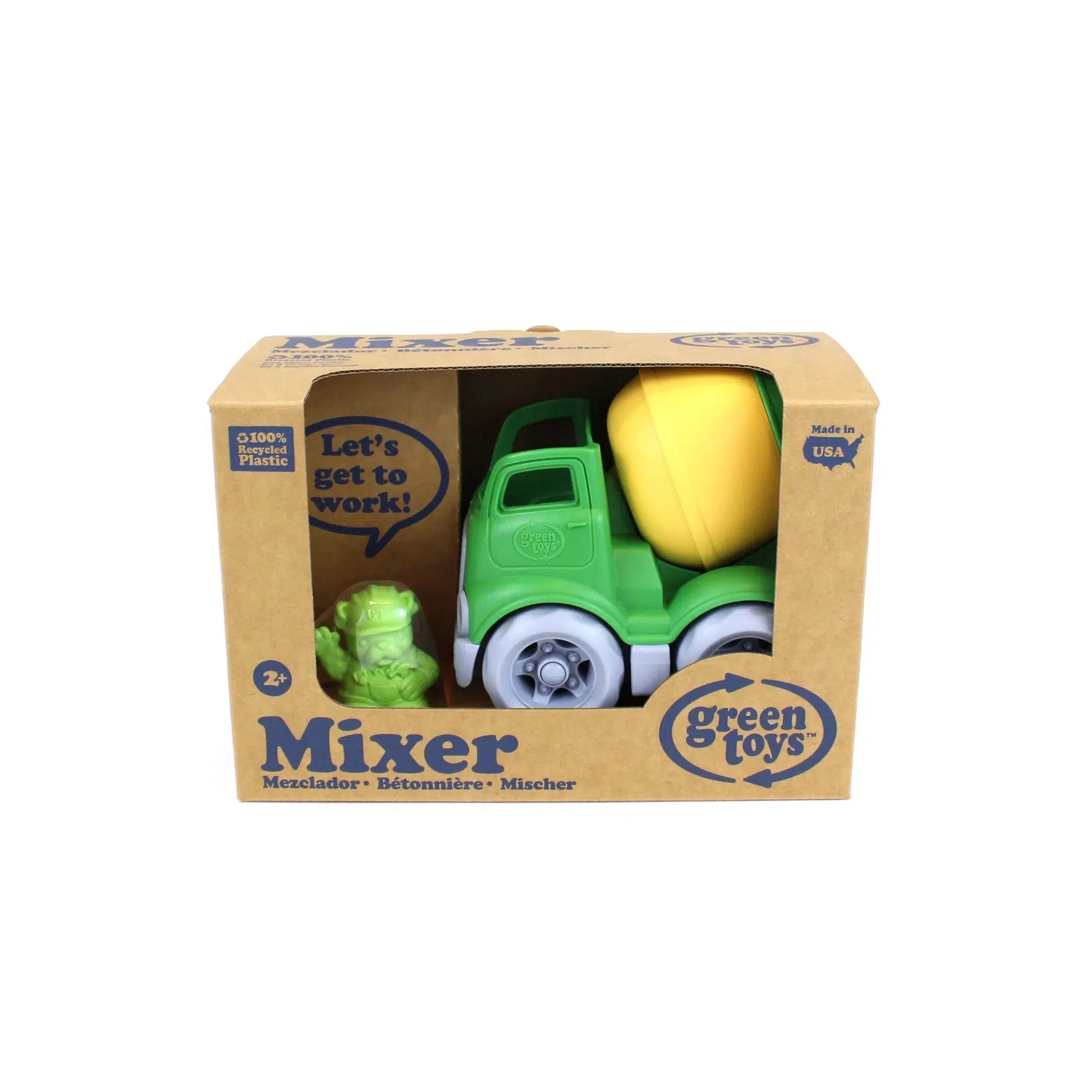 Green Toys-Mixer Construction Truck-CDPB-1262-Legacy Toys