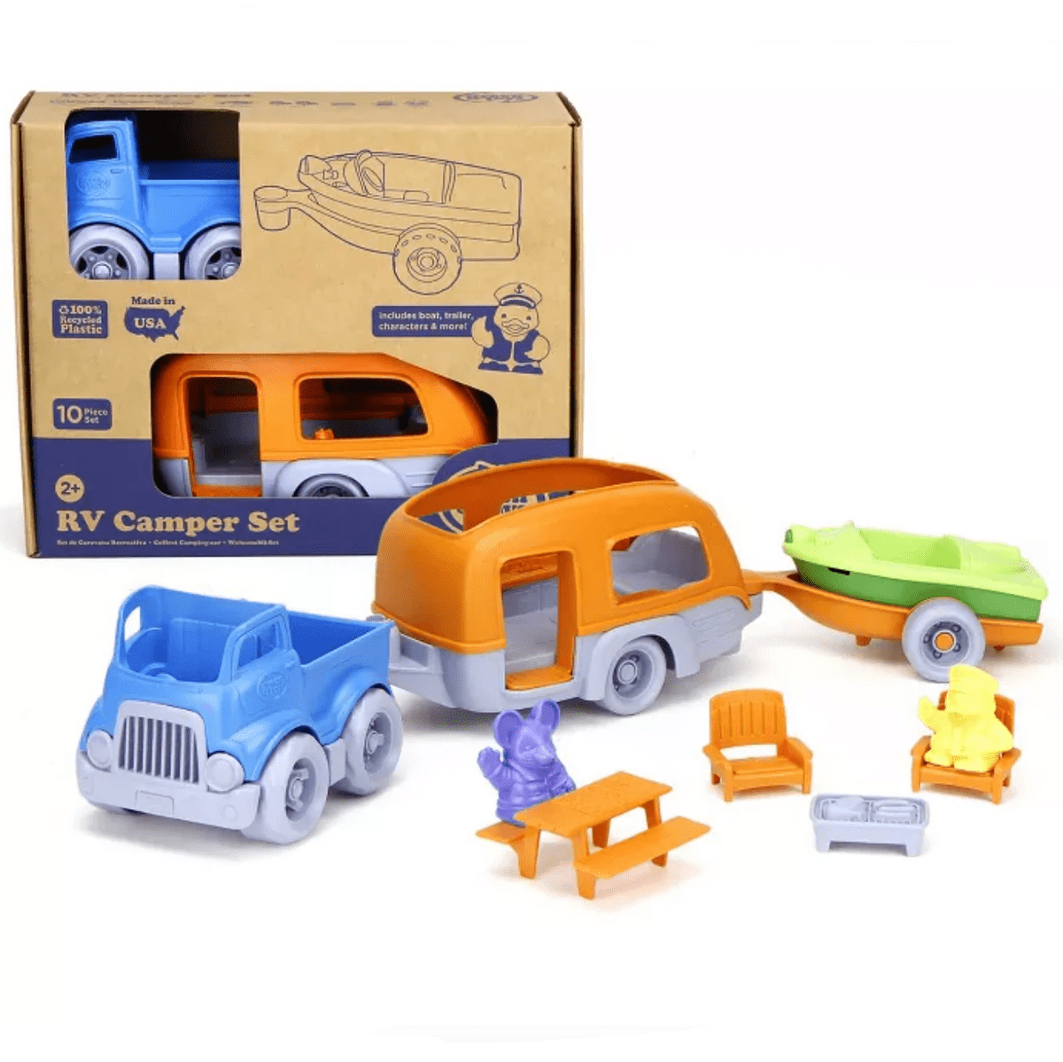 Green Toys-RV Camper Set-RVCO-1459-Legacy Toys