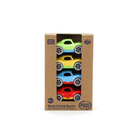 Green Toys-Stack & Link Racers-SLR4-1607-Legacy Toys