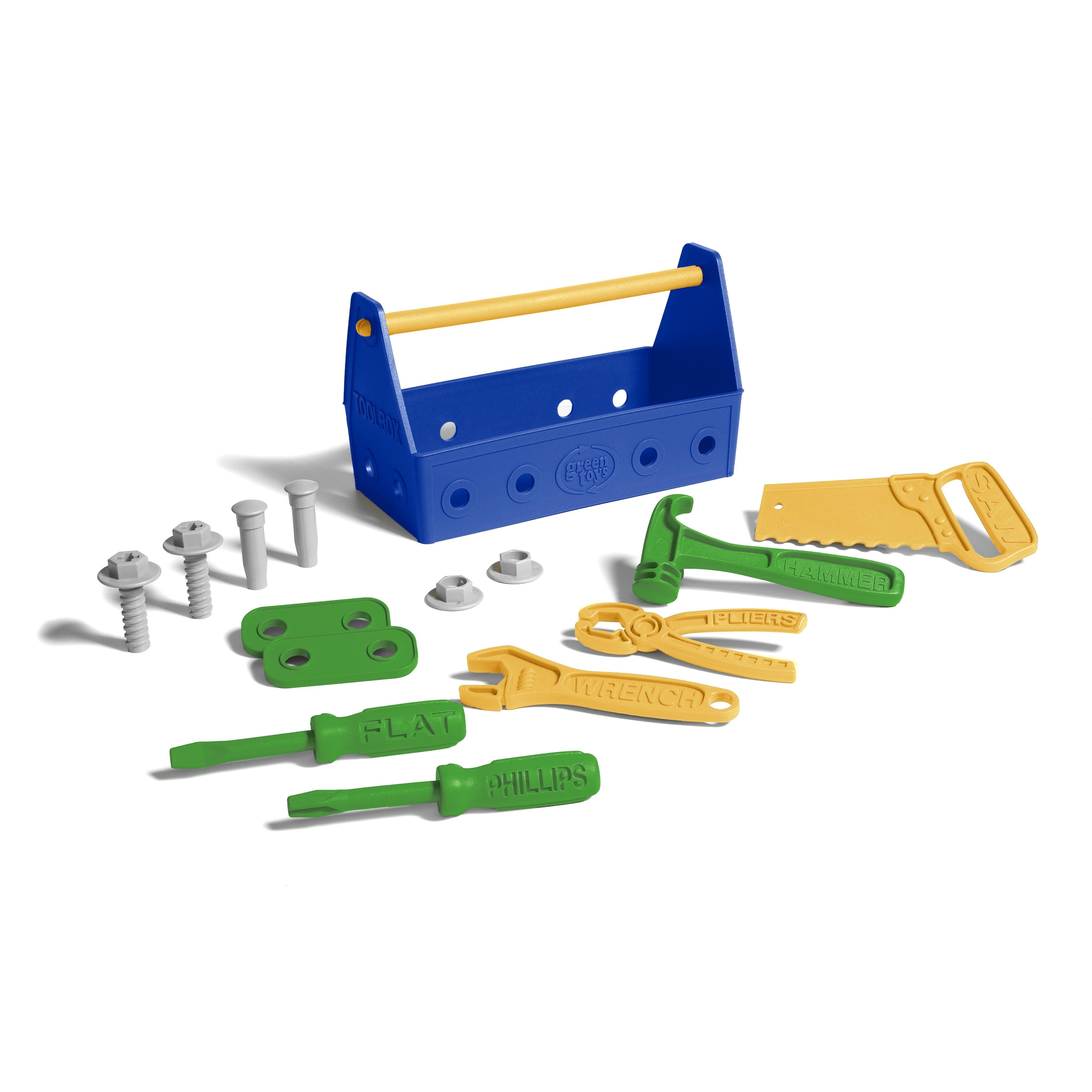 Green Toys-Tool Set - Blue-TLSB2-1286-Legacy Toys