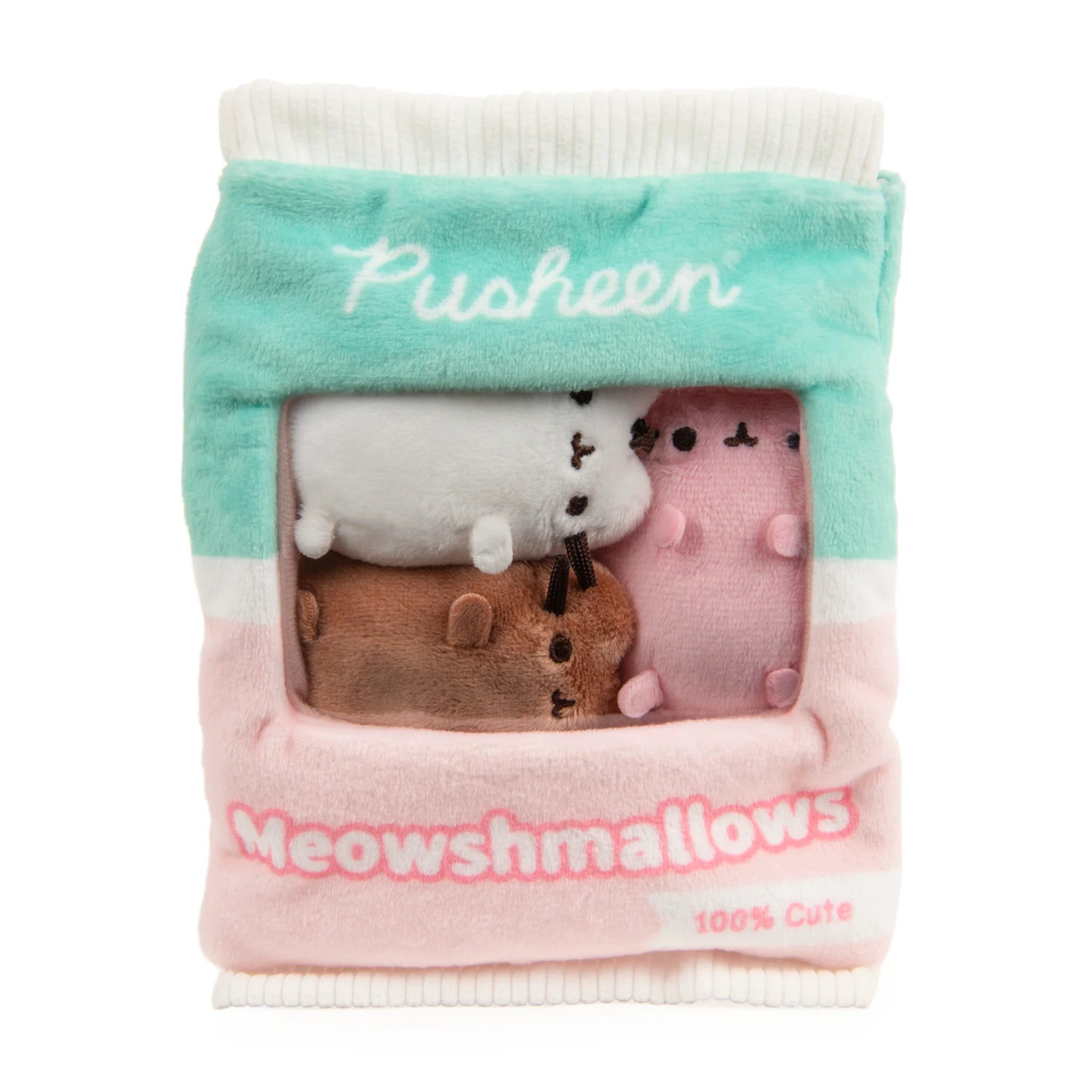 Gund-Pusheen Meowshmallows with Removable Mini Plush - 7.5