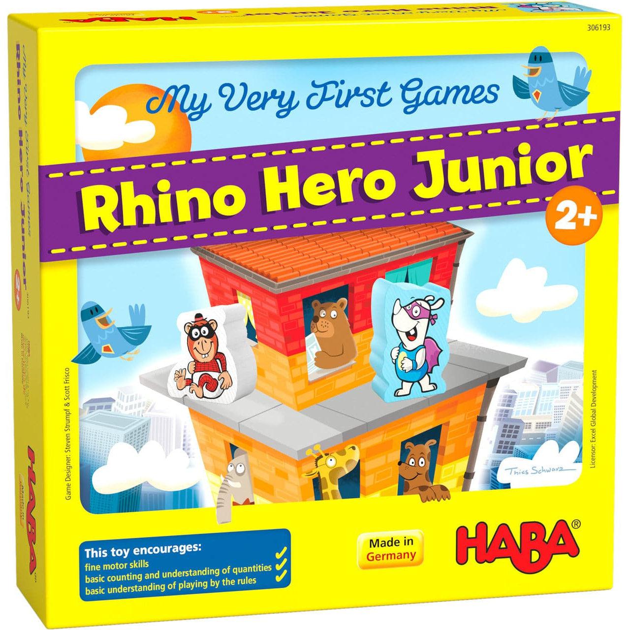 Haba-My Very First Rhino Hero Junior-306193-Legacy Toys