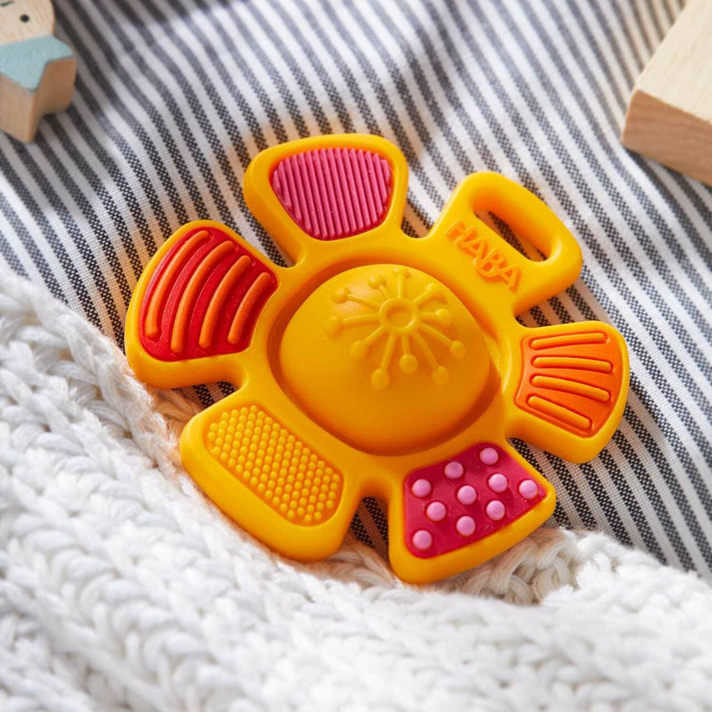 Haba-Popping Flower Silicone Teething Toy-HAB-305832-Legacy Toys