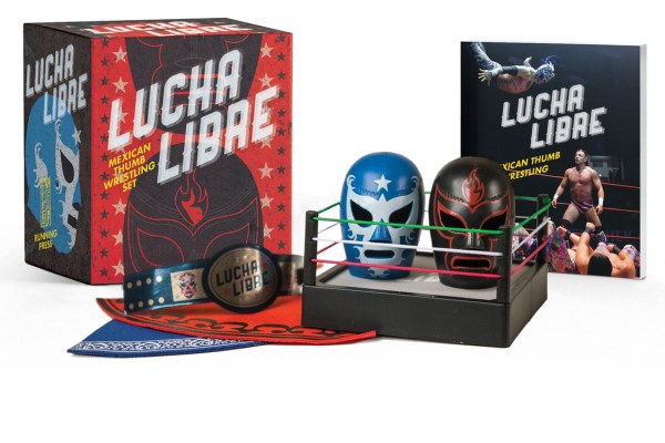 Hachette Book Group-Lucha Libre Mexican Thumb Wrestling Set-0762492570-Legacy Toys